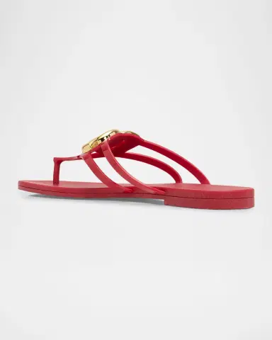 Dolce & Gabbana DG Jelly Flat Thong Sandals | Thumbnail 2 Dolce & Gabbana DG Jelly Flat Thong Sandals | Thumbnail 2