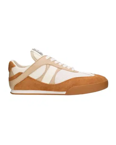 Chloe Kick Mixed Leather Retro Low-Top Sneakers | Thumbnail 1 Chloe Kick Mixed Leather Retro Low-Top Sneakers | Thumbnail 1