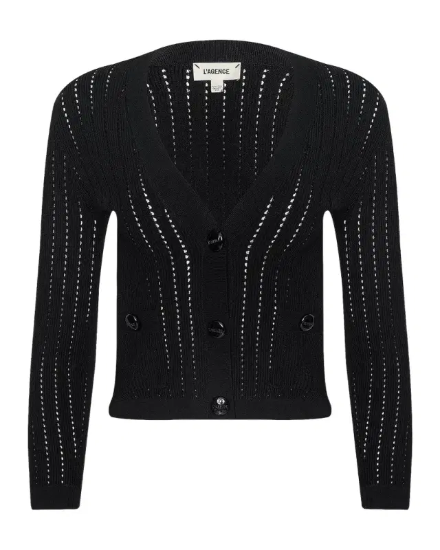 Irvin Pointelle Cardigan Irvin Pointelle Cardigan