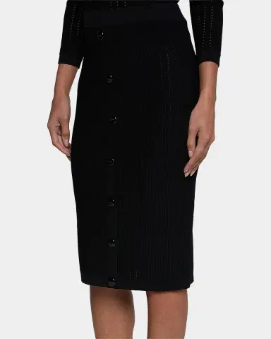 L'Agence Melania Pointelle Knit Midi Skirt | Thumbnail 5 L'Agence Melania Pointelle Knit Midi Skirt | Thumbnail 5