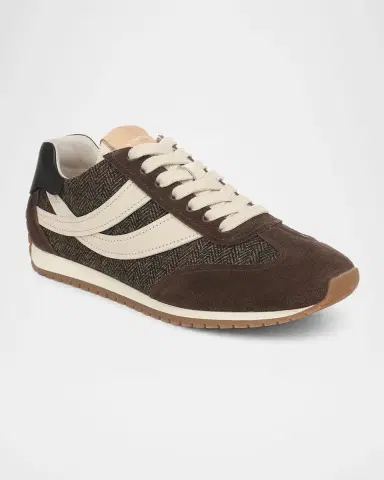 Vince Oasis Runner Mixed Leather Low-Top Sneakers | Thumbnail 2 Vince Oasis Runner Mixed Leather Low-Top Sneakers | Thumbnail 2