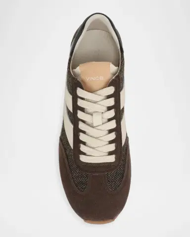 Vince Oasis Runner Mixed Leather Low-Top Sneakers | Thumbnail 4 Vince Oasis Runner Mixed Leather Low-Top Sneakers | Thumbnail 4