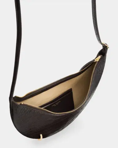 Tory Burch Pierced Croc-Embossed Leather Crossbody Bag | Thumbnail 4 Tory Burch Pierced Croc-Embossed Leather Crossbody Bag | Thumbnail 4