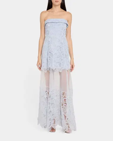 Simkhai Rennis Lace Bustier Gown | Thumbnail 2 Simkhai Rennis Lace Bustier Gown | Thumbnail 2