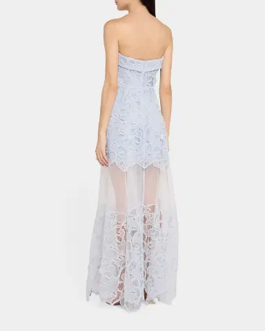 Simkhai Rennis Lace Bustier Gown | Thumbnail 3 Simkhai Rennis Lace Bustier Gown | Thumbnail 3