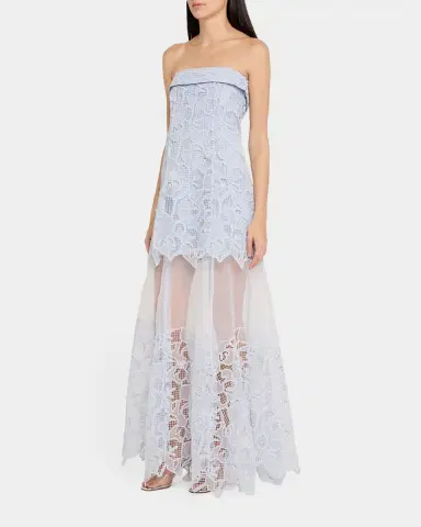 Simkhai Rennis Lace Bustier Gown | Thumbnail 4 Simkhai Rennis Lace Bustier Gown | Thumbnail 4