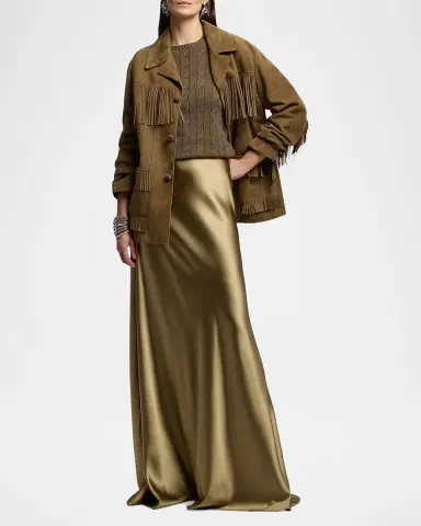 Ralph Lauren Collection Perce Suede Fringe Jacket | Thumbnail 2 Ralph Lauren Collection Perce Suede Fringe Jacket | Thumbnail 2