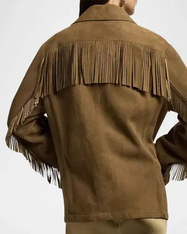 Ralph Lauren Collection Perce Suede Fringe Jacket | Thumbnail 3 Ralph Lauren Collection Perce Suede Fringe Jacket | Thumbnail 3