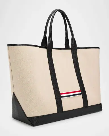 Thom Browne Tool Medium Raffia Tote Bag | Thumbnail 3 Thom Browne Tool Medium Raffia Tote Bag | Thumbnail 3