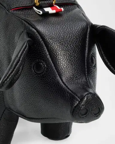 Thom Browne Pig-Shaped Leather Shoulder Bag | Thumbnail 6 Thom Browne Pig-Shaped Leather Shoulder Bag | Thumbnail 6
