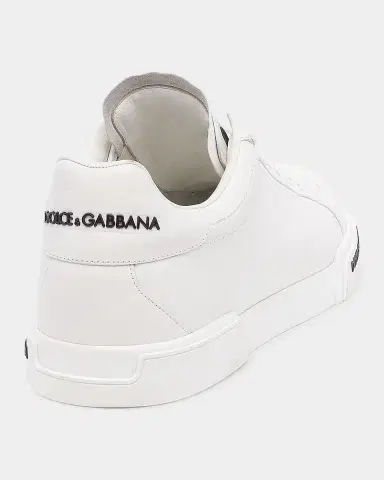 Dolce & Gabbana Men 's Portofino Leather Low-Top Sneakers | Thumbnail 2 Dolce & Gabbana Men 's Portofino Leather Low-Top Sneakers | Thumbnail 2