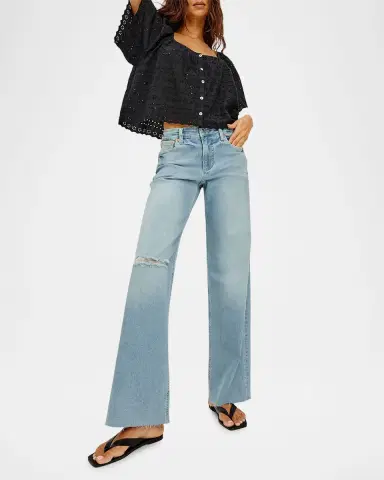 Rails Getty Low-Rise Wide-Leg Jeans | Thumbnail 2 Rails Getty Low-Rise Wide-Leg Jeans | Thumbnail 2