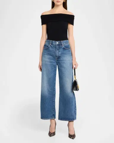 Frame The Bow Crop Jeans | Thumbnail 2 Frame The Bow Crop Jeans | Thumbnail 2