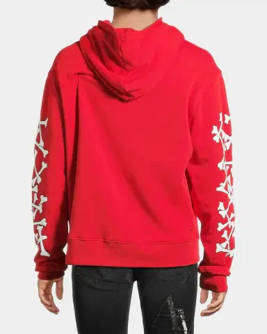 AMIRI Men's Stacked Bones Cotton Hoodie | Thumbnail 3 AMIRI Men's Stacked Bones Cotton Hoodie | Thumbnail 3