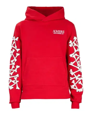 AMIRI Men's Stacked Bones Cotton Hoodie | Thumbnail 1 AMIRI Men's Stacked Bones Cotton Hoodie | Thumbnail 1