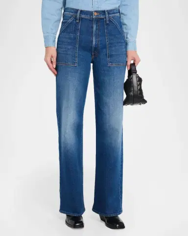Mother The Patch Maven Sneak Wide-Leg Jeans | Thumbnail 4 Mother The Patch Maven Sneak Wide-Leg Jeans | Thumbnail 4