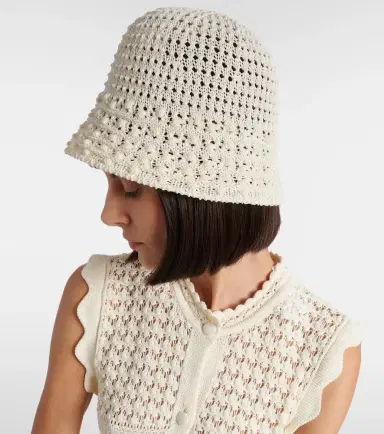Eres Carats crochet bucket hat | Thumbnail 4 Eres Carats crochet bucket hat | Thumbnail 4