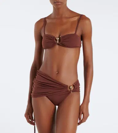 Christopher Esber Embellished ruched bikini top | Thumbnail 4 Christopher Esber Embellished ruched bikini top | Thumbnail 4