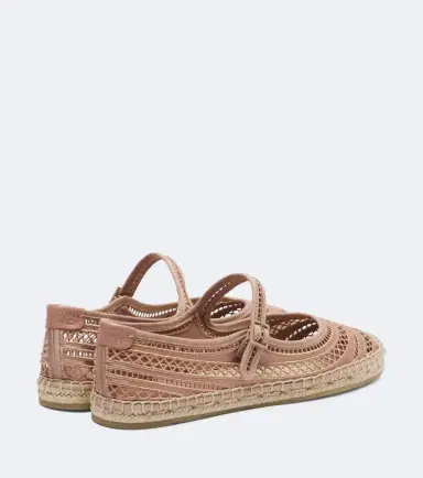 Tory Burch Open Weave Mary Jane satin espadrilles | Thumbnail 3 Tory Burch Open Weave Mary Jane satin espadrilles | Thumbnail 3