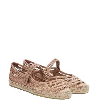 Tory Burch Open Weave Mary Jane satin espadrilles | Thumbnail 1 Tory Burch Open Weave Mary Jane satin espadrilles | Thumbnail 1