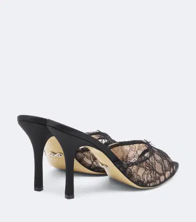 Mach & Mach Devon lace mules | Thumbnail 2 Mach & Mach Devon lace mules | Thumbnail 2