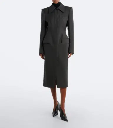 Mugler Wool coat | Thumbnail 2 Mugler Wool coat | Thumbnail 2