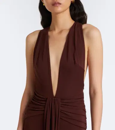 The New Arrivals Ilkyaz Ozel Siwa gathered ruched gown | Thumbnail 5 The New Arrivals Ilkyaz Ozel Siwa gathered ruched gown | Thumbnail 5