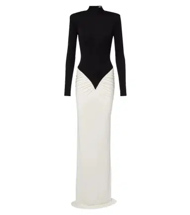 The New Arrivals Ilkyaz Ozel Darja ruched gown | Thumbnail 1 The New Arrivals Ilkyaz Ozel Darja ruched gown | Thumbnail 1