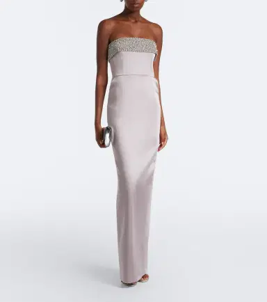 The New Arrivals Ilkyaz Ozel Rhea embellished strapless satin gown | Thumbnail 5 The New Arrivals Ilkyaz Ozel Rhea embellished strapless satin gown | Thumbnail 5