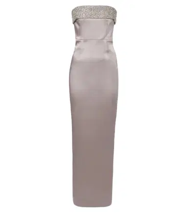 The New Arrivals Ilkyaz Ozel Rhea embellished strapless satin gown | Thumbnail 1 The New Arrivals Ilkyaz Ozel Rhea embellished strapless satin gown | Thumbnail 1