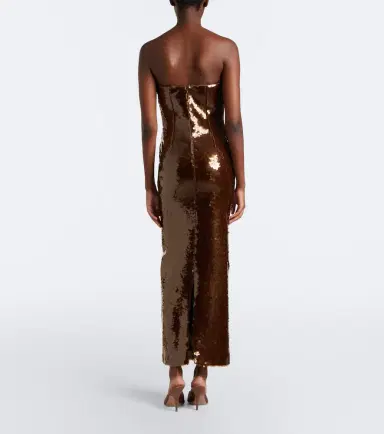 The New Arrivals Ilkyaz Ozel Pulse sequined bustier dress | Thumbnail 4 The New Arrivals Ilkyaz Ozel Pulse sequined bustier dress | Thumbnail 4