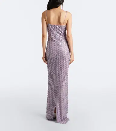 The New Arrivals Ilkyaz Ozel Sequined tulle gown | Thumbnail 4 The New Arrivals Ilkyaz Ozel Sequined tulle gown | Thumbnail 4
