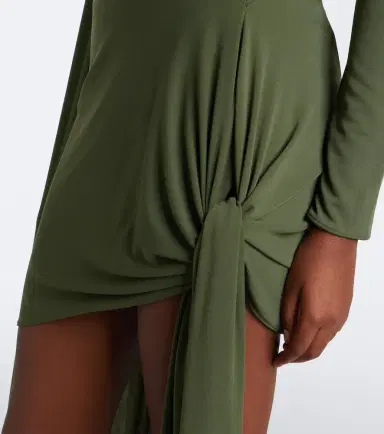 The New Arrivals Ilkyaz Ozel Draped gathered minidress | Thumbnail 4 The New Arrivals Ilkyaz Ozel Draped gathered minidress | Thumbnail 4