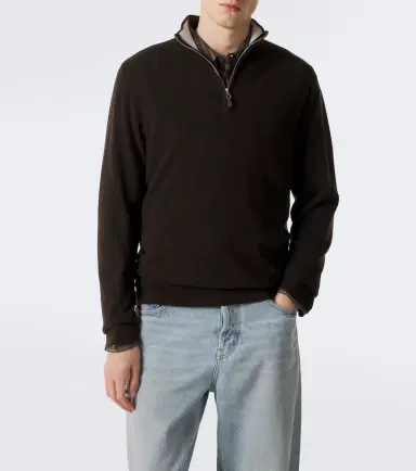 Arch4 Mr Fenchurch cashmere half-zip sweater | Thumbnail 2 Arch4 Mr Fenchurch cashmere half-zip sweater | Thumbnail 2