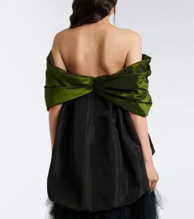 Simone Rocha Draped off-shoulder top | Thumbnail 2 Simone Rocha Draped off-shoulder top | Thumbnail 2