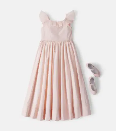 Petite Amalie Ruffled taffeta dress | Thumbnail 3 Petite Amalie Ruffled taffeta dress | Thumbnail 3