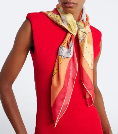 Jacquemus Cocktail silk scarf | Thumbnail 5 Jacquemus Cocktail silk scarf | Thumbnail 5