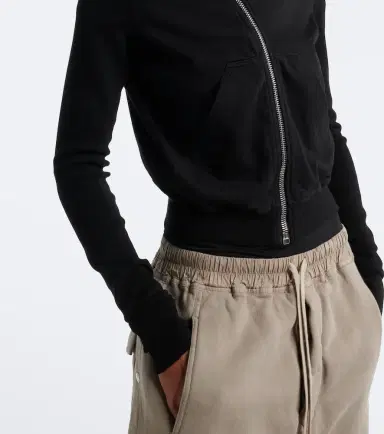 Rick Owens DRKSHDW Mountain cotton zip-up sweatshirt | Thumbnail 4 Rick Owens DRKSHDW Mountain cotton zip-up sweatshirt | Thumbnail 4