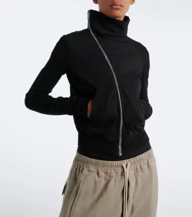 Rick Owens DRKSHDW Mountain cotton zip-up sweatshirt | Thumbnail 5 Rick Owens DRKSHDW Mountain cotton zip-up sweatshirt | Thumbnail 5
