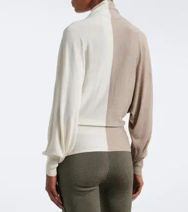 Jacquemus Paneled silk-blend sweater | Thumbnail 5 Jacquemus Paneled silk-blend sweater | Thumbnail 5