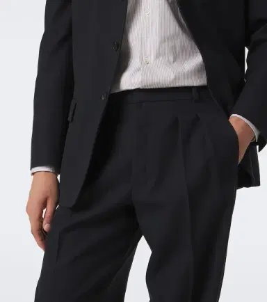 The Row Tavel pleated wool and cashmere straight pants | Thumbnail 5 The Row Tavel pleated wool and cashmere straight pants | Thumbnail 5