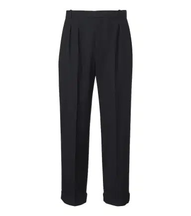 The Row Tavel pleated wool and cashmere straight pants | Thumbnail 1 The Row Tavel pleated wool and cashmere straight pants | Thumbnail 1