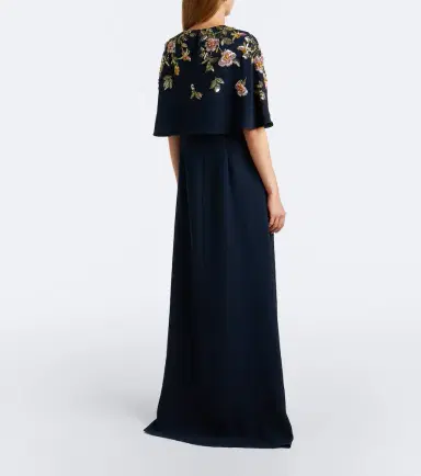 Oscar de la Renta Embellished silk-blend georgette gown | Thumbnail 6 Oscar de la Renta Embellished silk-blend georgette gown | Thumbnail 6