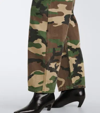 Nili Lotan Tribeca camouflage barrel-leg jeans | Thumbnail 2 Nili Lotan Tribeca camouflage barrel-leg jeans | Thumbnail 2