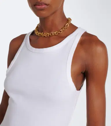 Nili Lotan Jennifer ribbed-knit cotton tank top | Thumbnail 2 Nili Lotan Jennifer ribbed-knit cotton tank top | Thumbnail 2