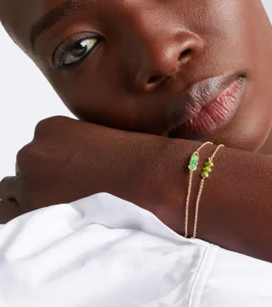 Sydney Evan Martini Olives 14kt gold bracelet with sapphires | Thumbnail 2 Sydney Evan Martini Olives 14kt gold bracelet with sapphires | Thumbnail 2