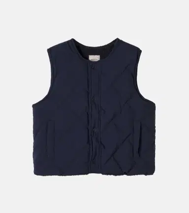 Bonpoint Reversible teddy vest | Thumbnail 4 Bonpoint Reversible teddy vest | Thumbnail 4
