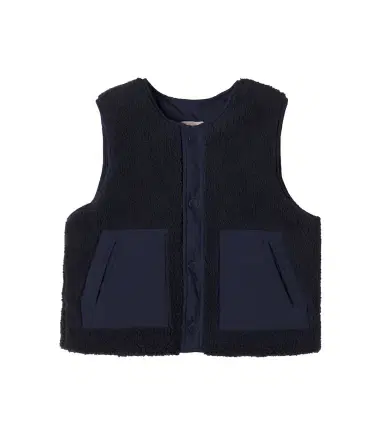 Bonpoint Reversible teddy vest | Thumbnail 1 Bonpoint Reversible teddy vest | Thumbnail 1