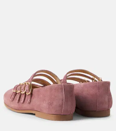 CHLOÉ KIDS Chloé Kids Suede Mary Jane flats | Thumbnail 5 CHLOÉ KIDS Chloé Kids Suede Mary Jane flats | Thumbnail 5