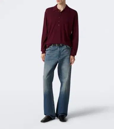 Dries Van Noten Wool polo sweater | Thumbnail 3 Dries Van Noten Wool polo sweater | Thumbnail 3